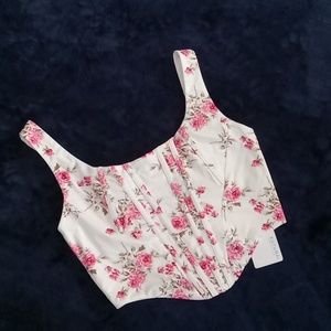 Kutumia Floral Corset Top